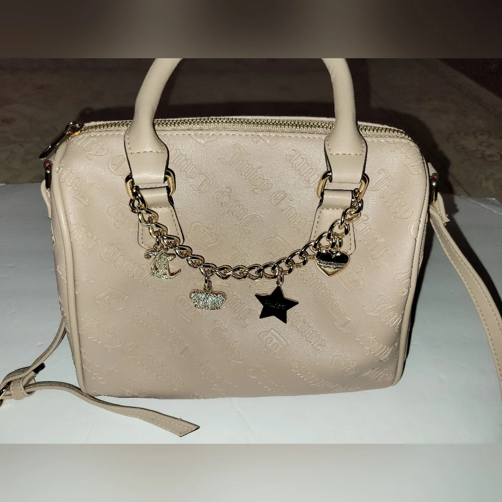 Juicy Couture Not Your Babe Satchel With Charm Accents